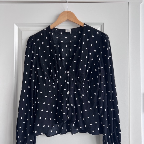 Wilfred Prairie Blouse polka dot size M - Picture 1 of 2